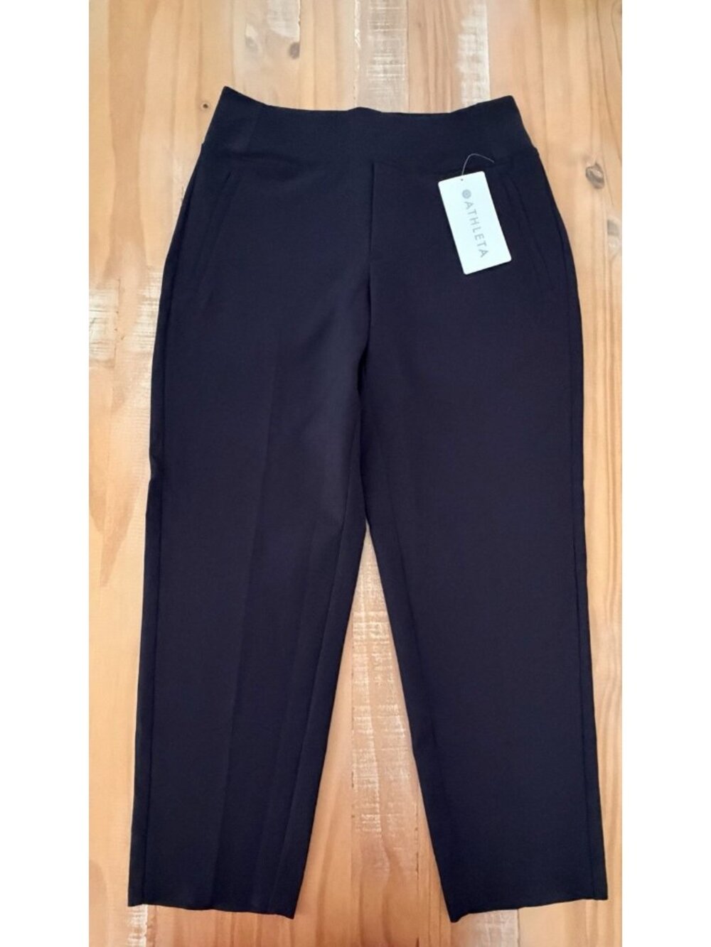 NWT Athleta Endless Pant Black Size 4 Travel Career Work Pants Breathable